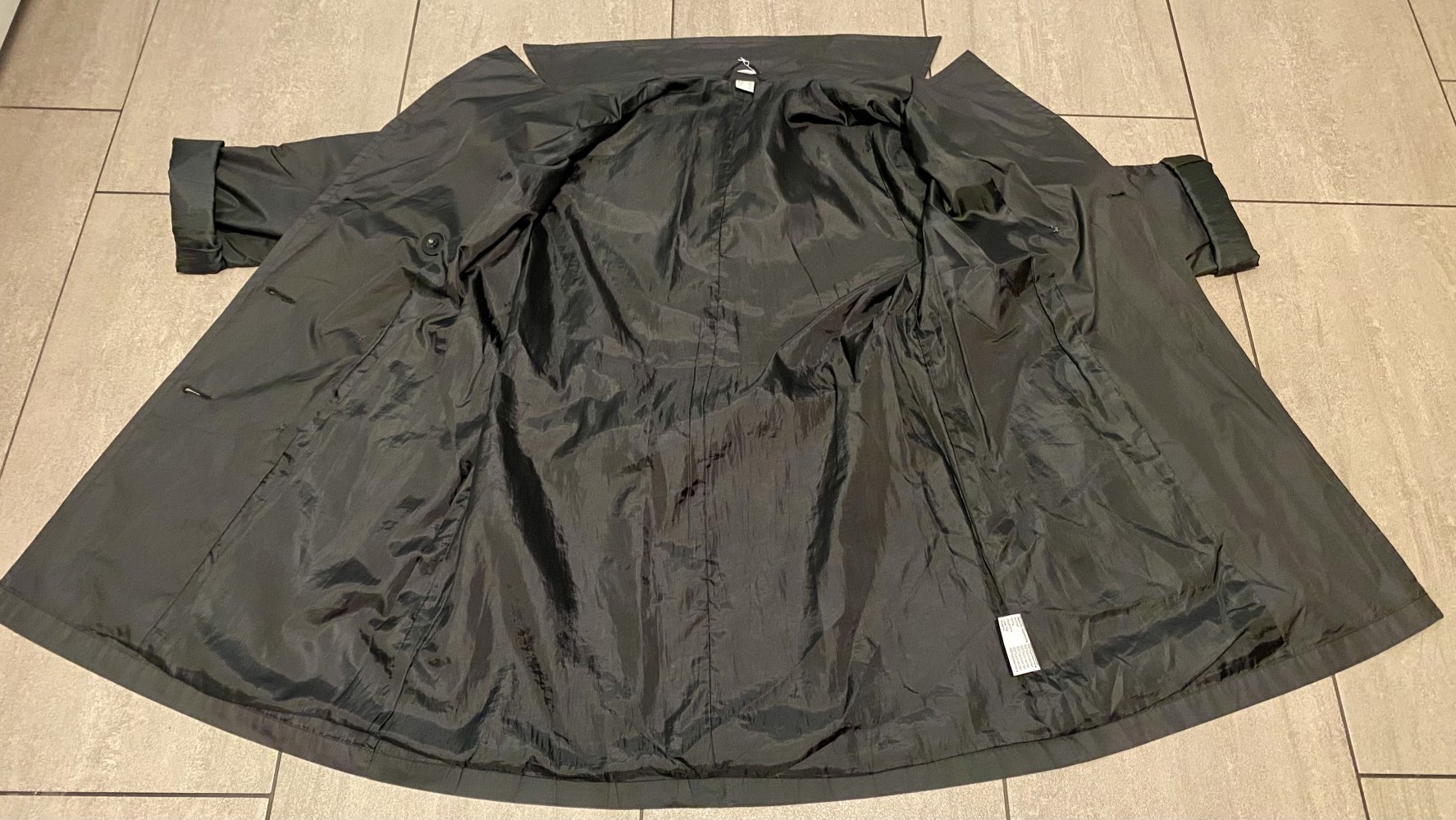 Damen Jacke Leichter Damen Trenchcoat Gr.40 in Schwarz  