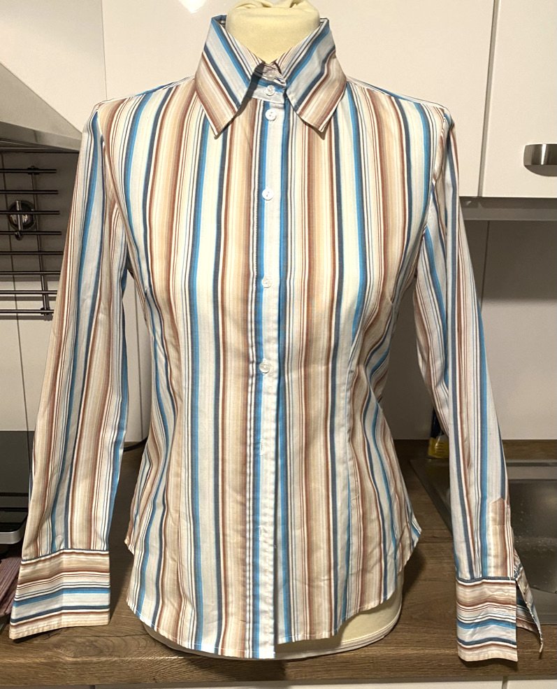 Damen Hemd Bluse Business gestreift Gr.38 von Barisal NW 