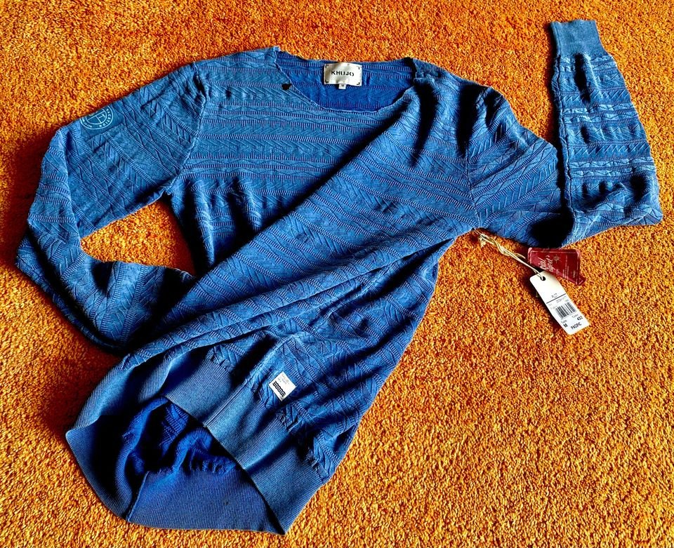 NEU Damen Pullover Feinstrick Gr.M in Blau von Khujo