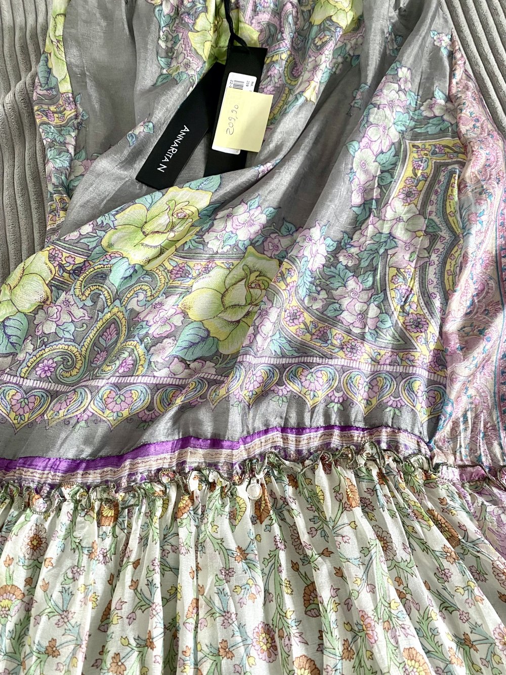 NEU Damen Rock Seide Sommer Maxi Gr.S/M Multicolor Floral Anna Rita N P.209,90 €