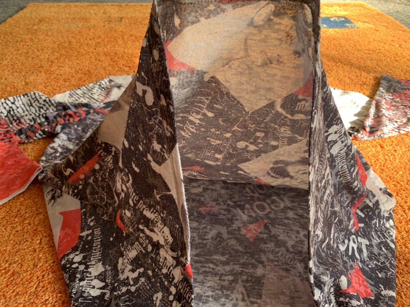 Damen Shirt Print gemustert Gr.40 in Bunt von Estelle Jolie