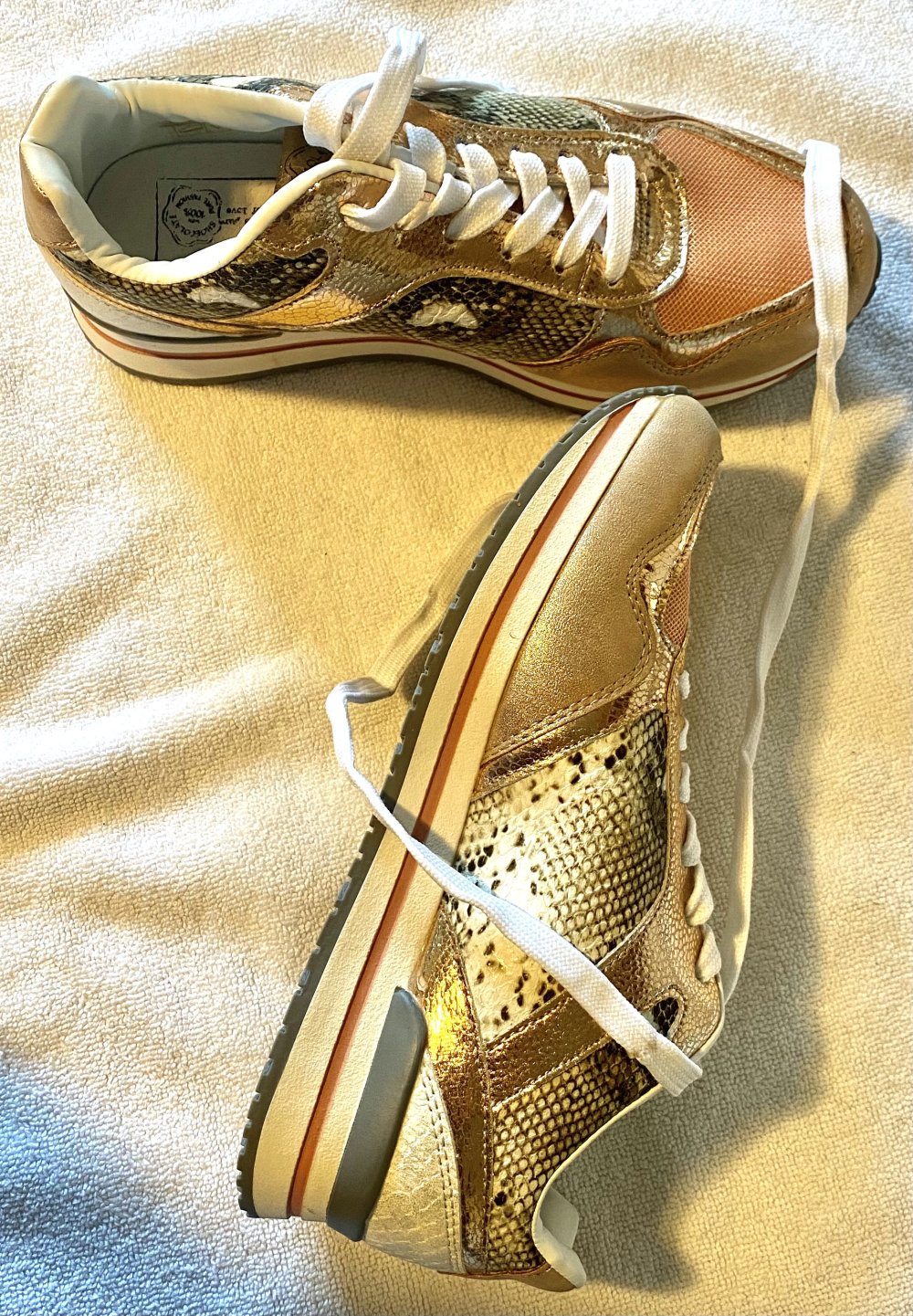 NEU Damen Sneaker Gr.36 Shoecolate Multi/Gold 59,95€