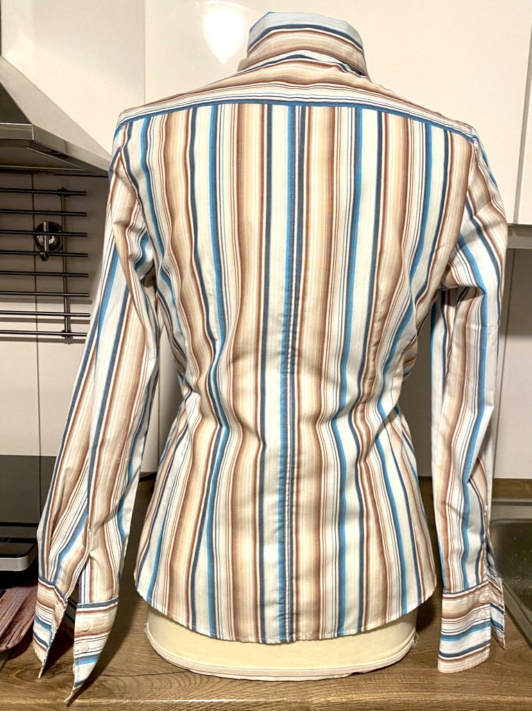 Damen Hemd Bluse Business gestreift Gr.38 von Barisal NW 