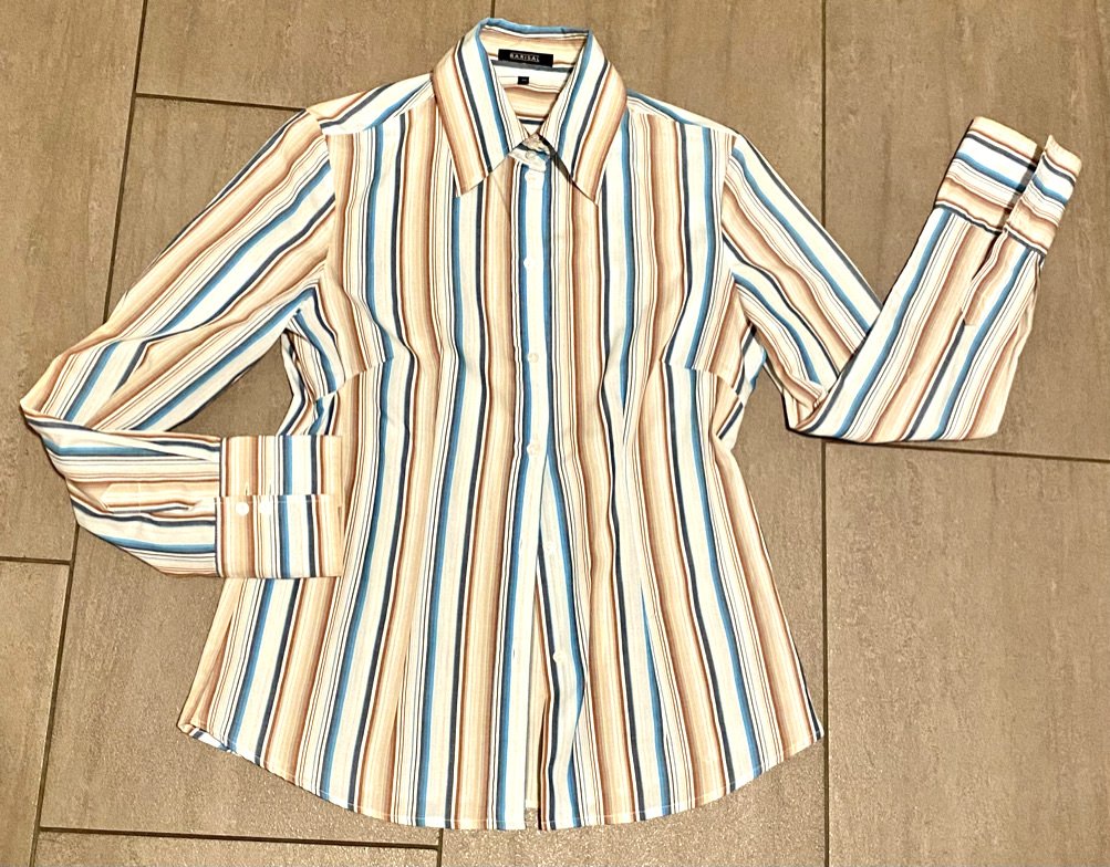 Damen Hemd Bluse Business gestreift Gr.38 von Barisal NW 