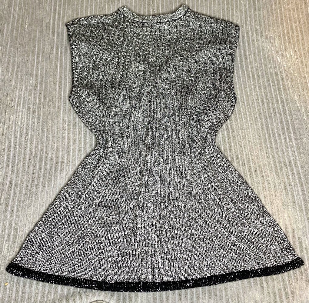 Damen Pullover Strick Bluse Merino Wolle mit Glitzer Gr.S Silbergrau Kapalua NW