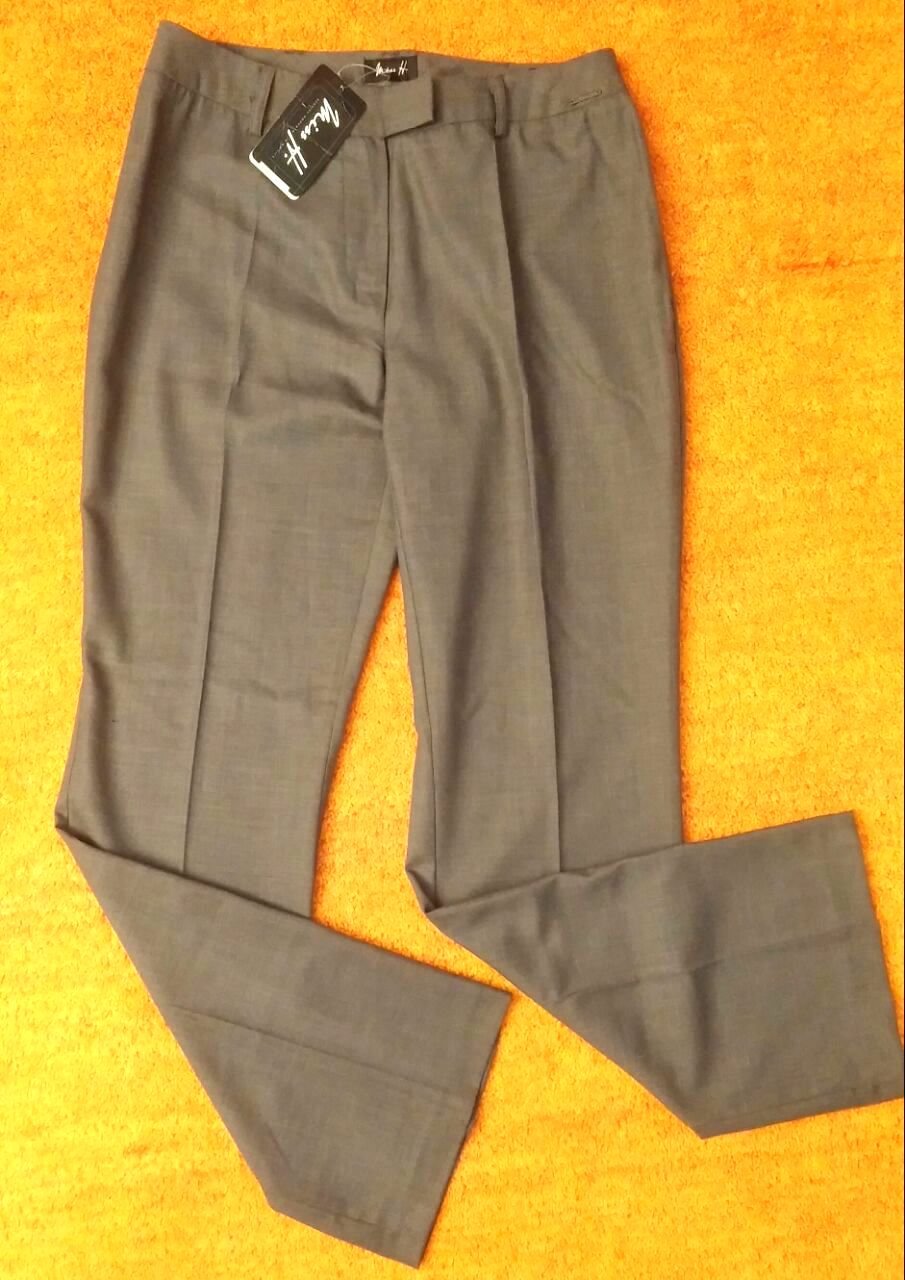 NEU Damen Business Hose mit Bügelfalten Gr.38 Grau von Miss H. P. 49,95€ 