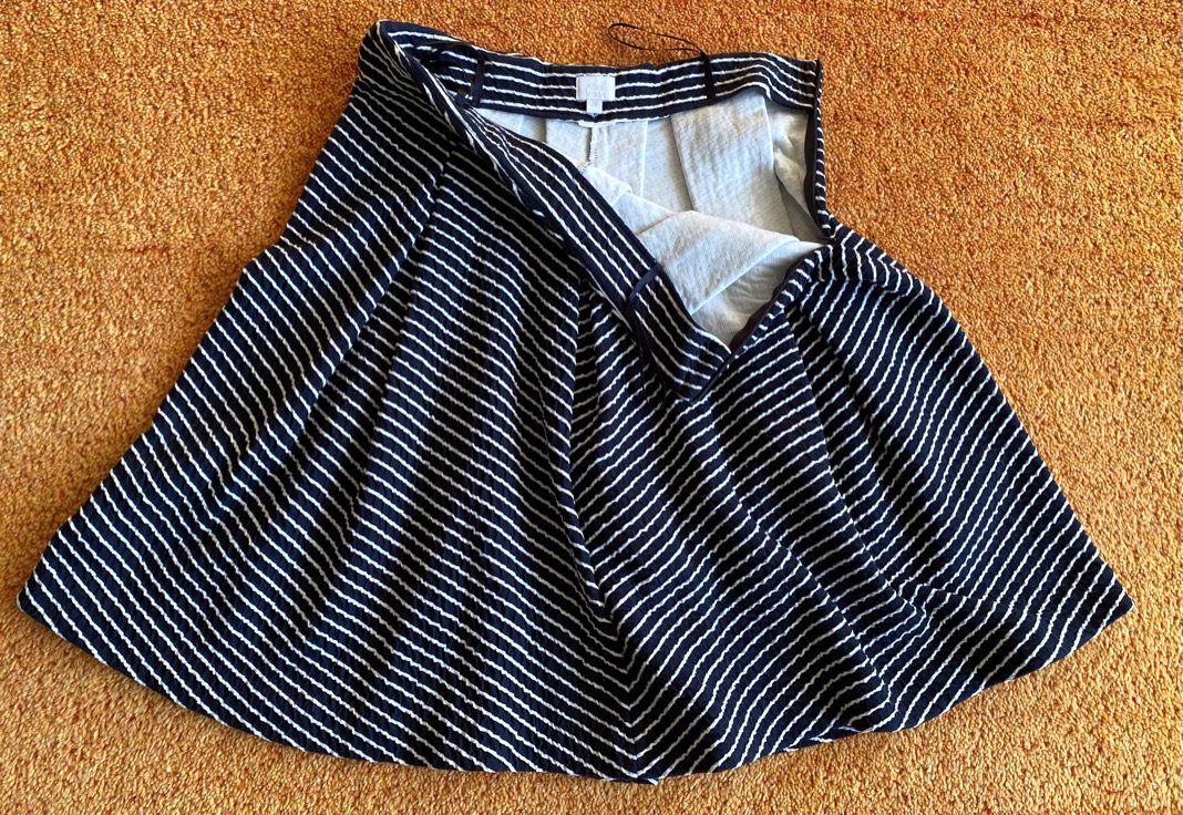 Midirock von Alba Moda Größe 38 Schwarz/Weiß Top Zustand