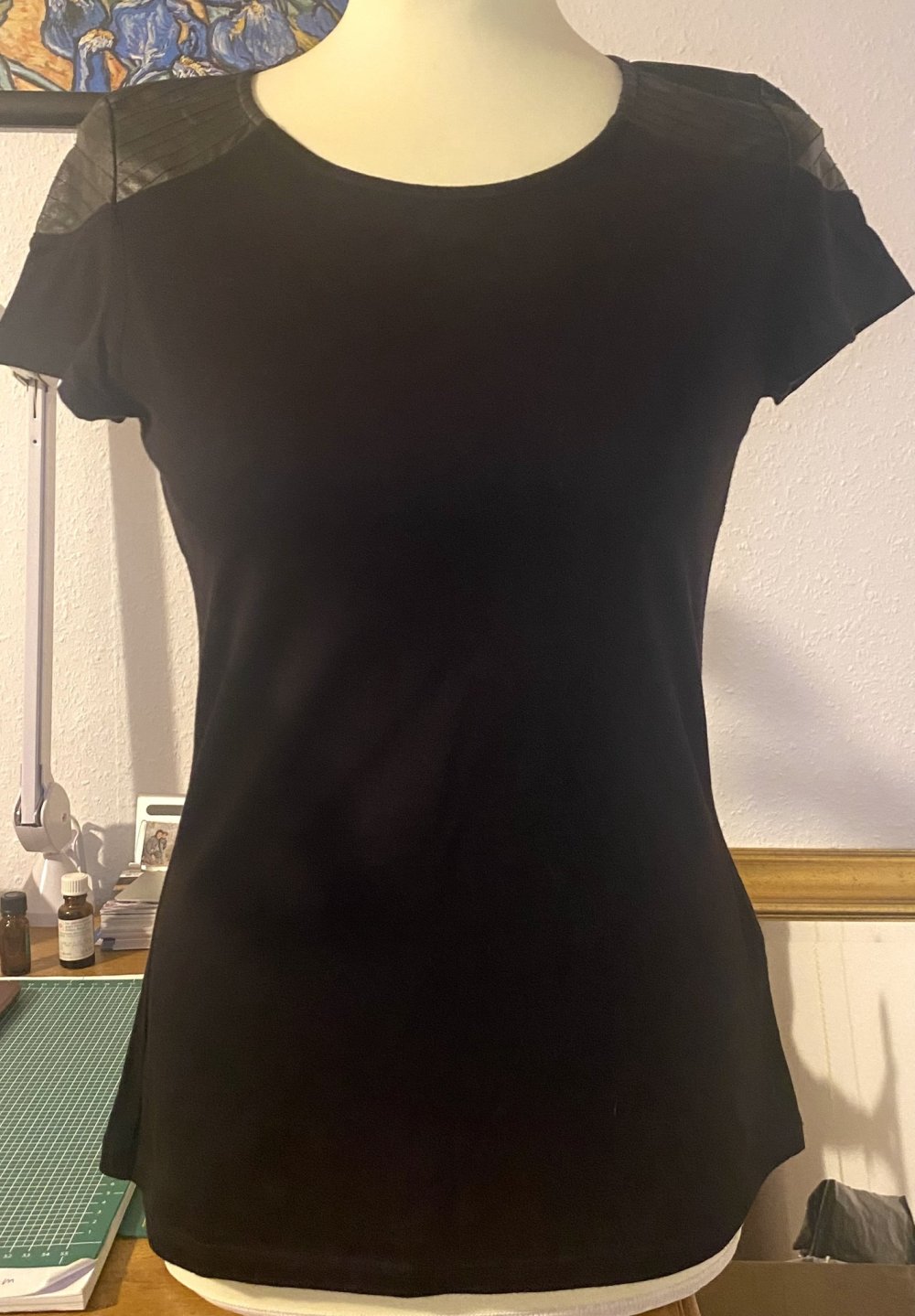 Damen Shirt Sommer figurbetont Gr.S Schwarz Livre NW ???? 