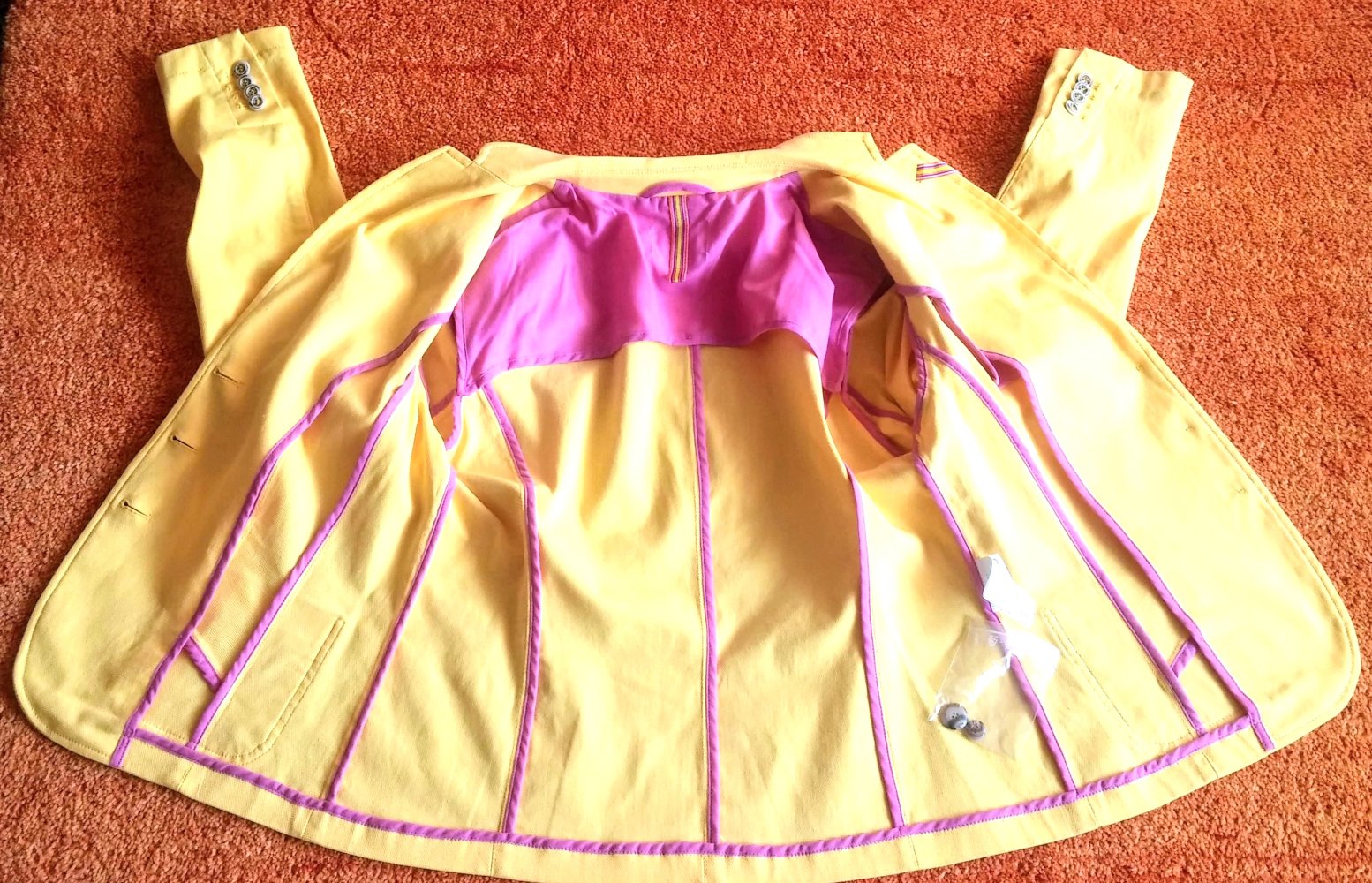 NEU Damen Blazer Sommer leicht Gr.40 Zitronengelb Business & Chic 