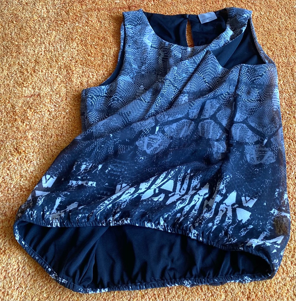 NEU Damen Bluse Sommer Ballonform Gr.M in Grau von Vero Moda 