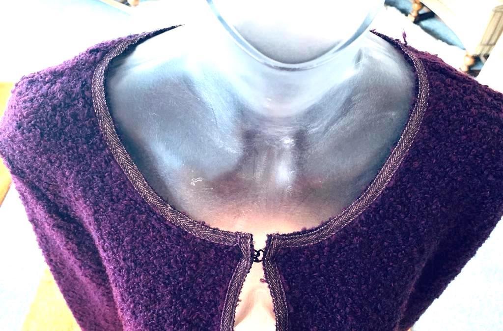 NEU Damen Jacke Strickjacke Cardigan Gr.42 Lila von Bluebeery P.89,95€