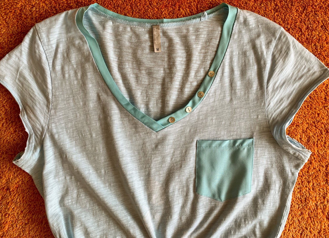 Damen Tunika Sommer Shirt Gr.S in Blau von Laura Torelli 