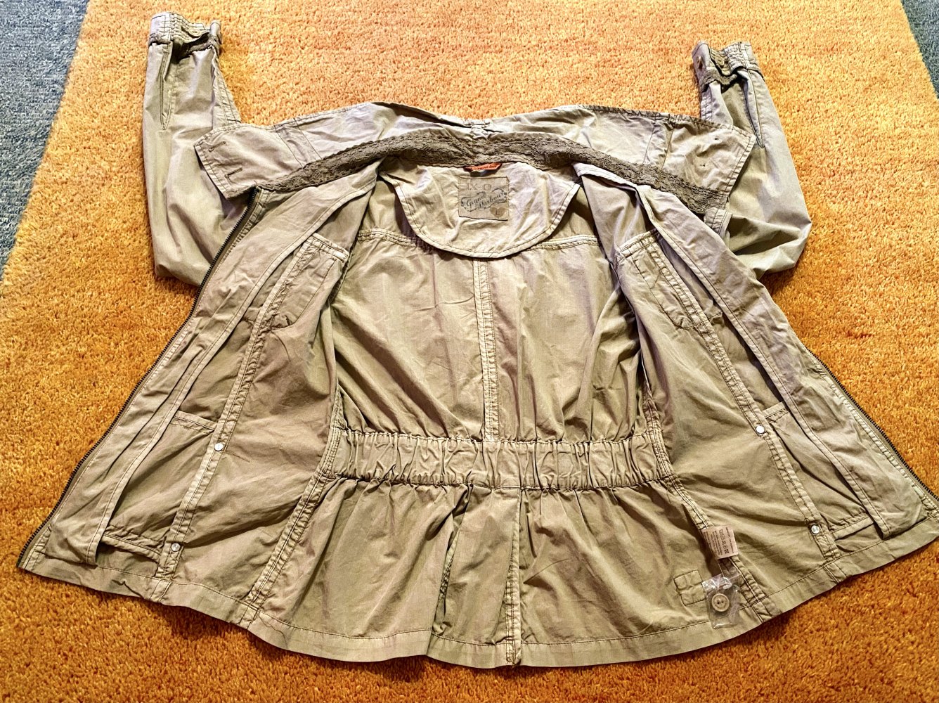 Damen Jacke / Trenchcoat Übergang Gr.M in Beige von Grand Harbour