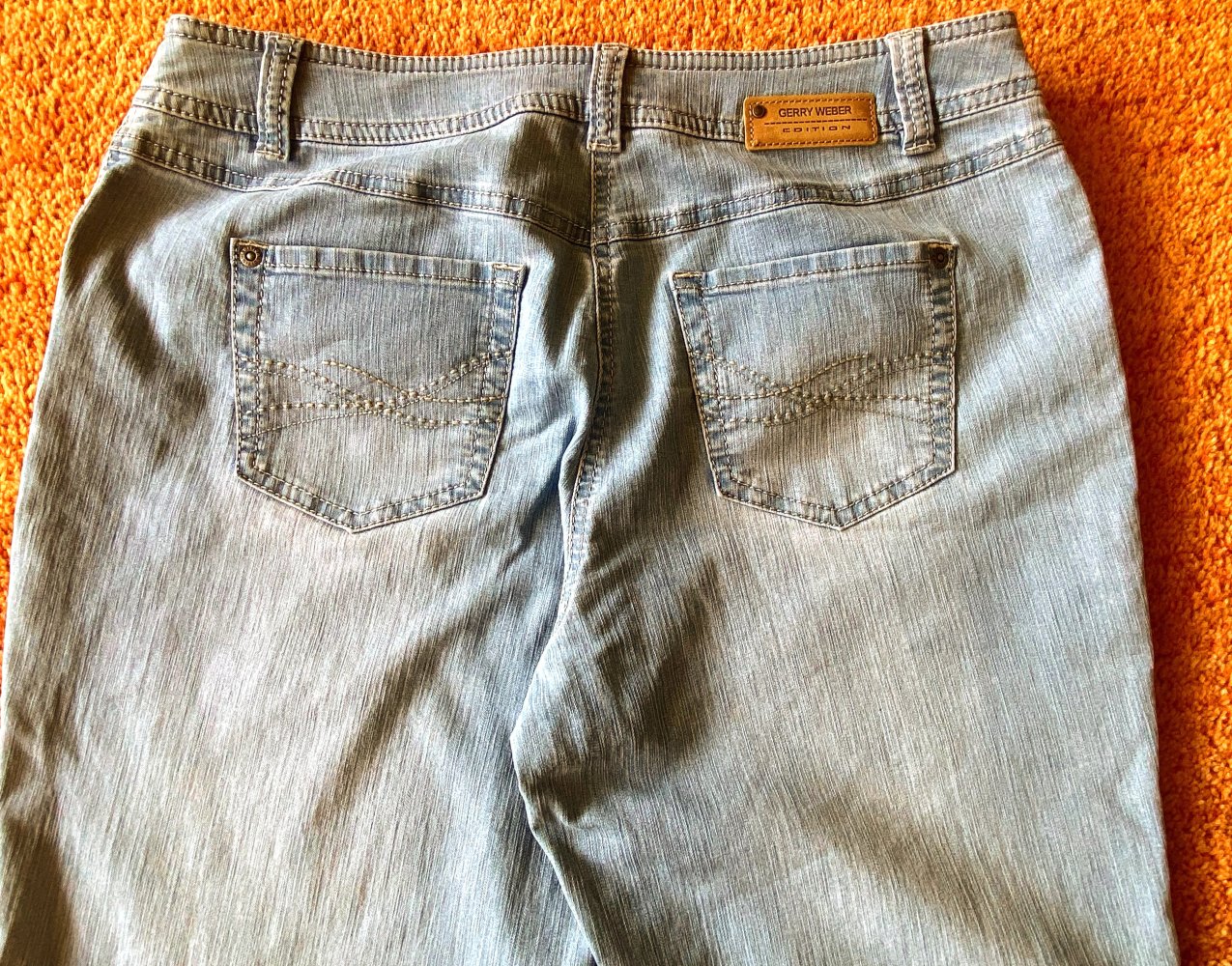 Damen Hose Stretch Jeans Gr.40 in Blau von Gerry Weber Danny 