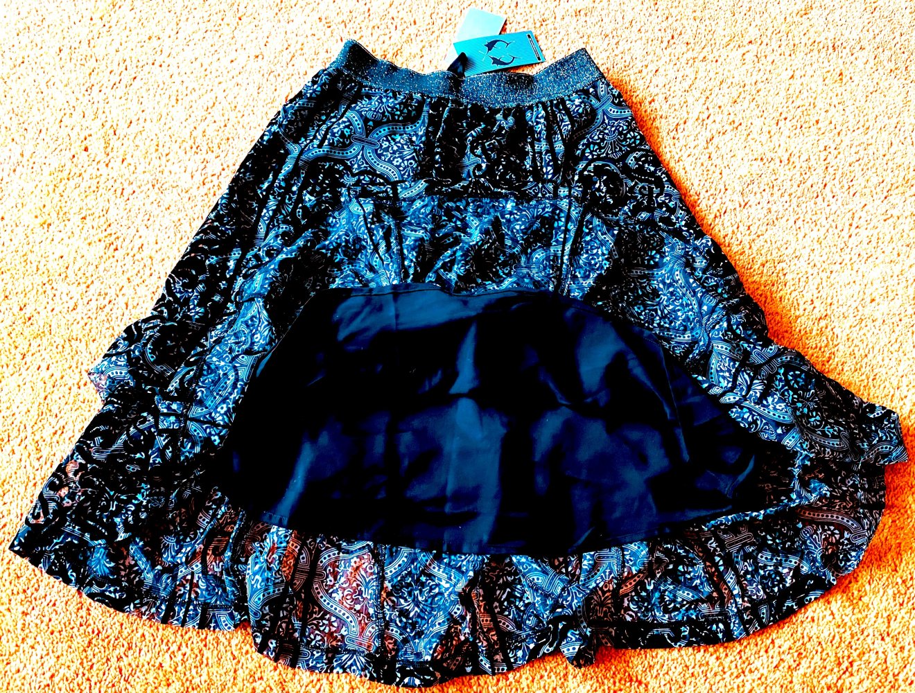 NEU Damen Designer Rock Gr.38 Schwarz Lagenlook in Ballonform von Lisa Campione