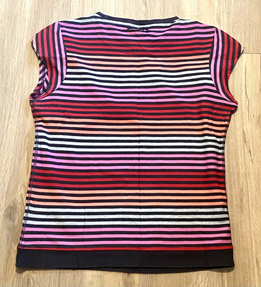 Damen Shirt Print gestreift Gr.40 in Bunt von adidas 