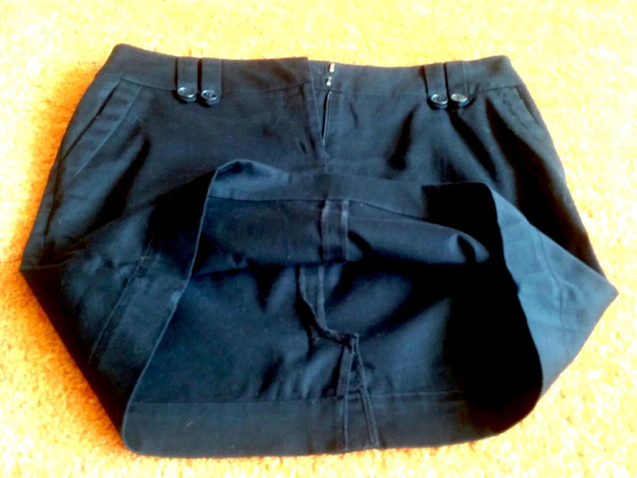 Damen Rock mini leichter Rock Gr.38 in Schwarz von Orsay NW 