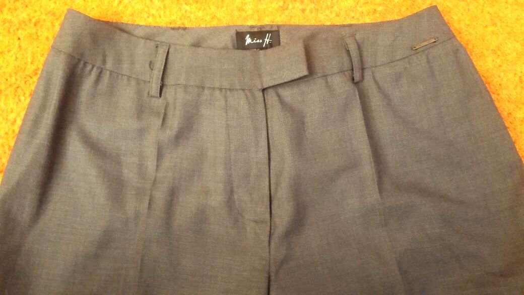 NEU Damen Business Hose mit Bügelfalten Gr.38 Grau von Miss H. P. 49,95€ 