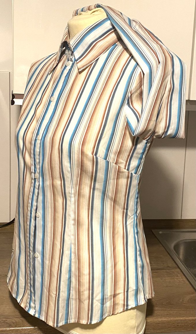 Damen Hemd Bluse Business gestreift Gr.38 von Barisal NW 