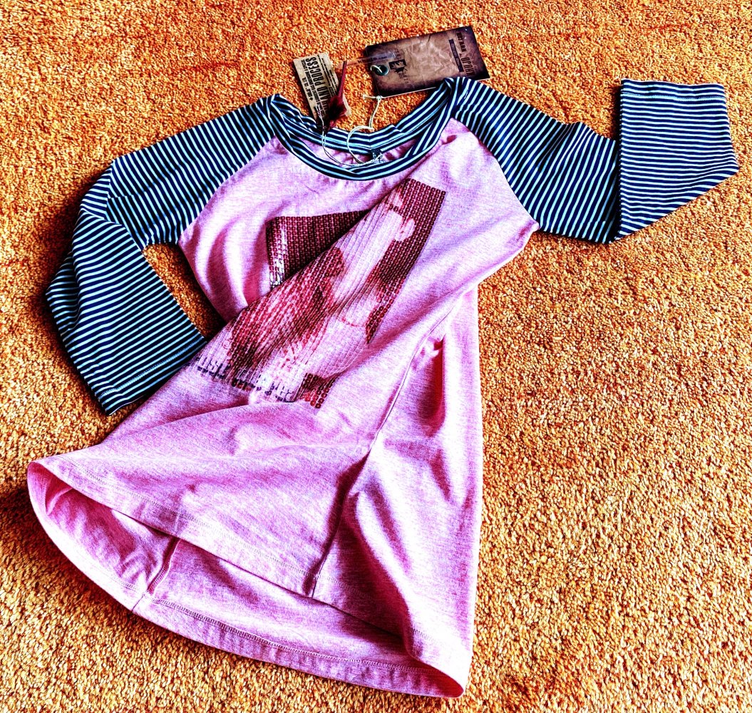 NEU Damen Shirt Jersey Print Pailletten Gr.S in Pink von Khujo