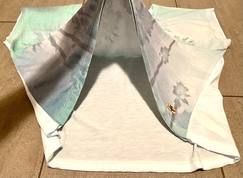 NEU Damen Shirt Sommer Kimono Gr.S–L Grün/Grau verwaschen Khujo 