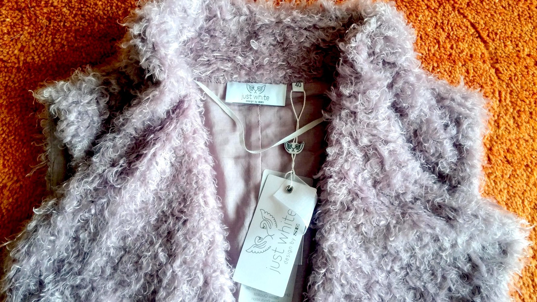 NEU Damen Weste Bolero edel Gr.40 in Altrosa von Just White 