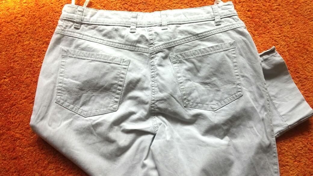 Damen Hose Sommer Caprihose Gr.38 Grau Gerke my Pants
