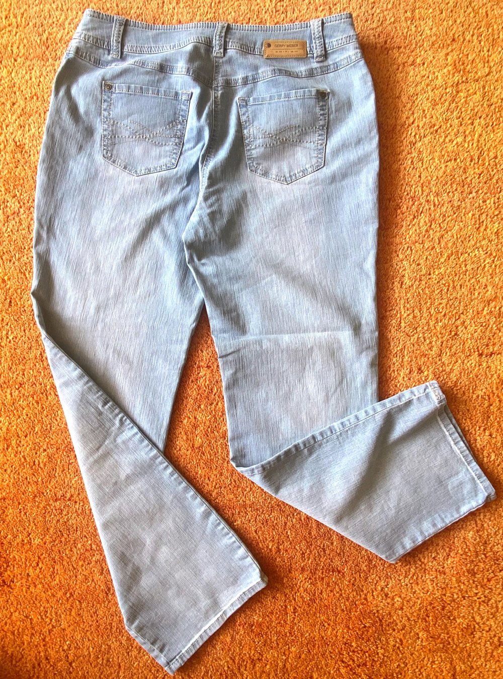 Damen Hose Stretch Jeans Gr.40 in Blau von Gerry Weber Danny 