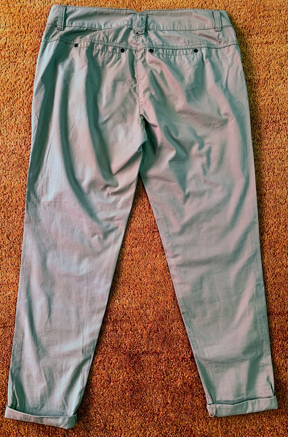 Damen Hose Jeans Stoff Hose Gr.40 in Beige von Blind Date 