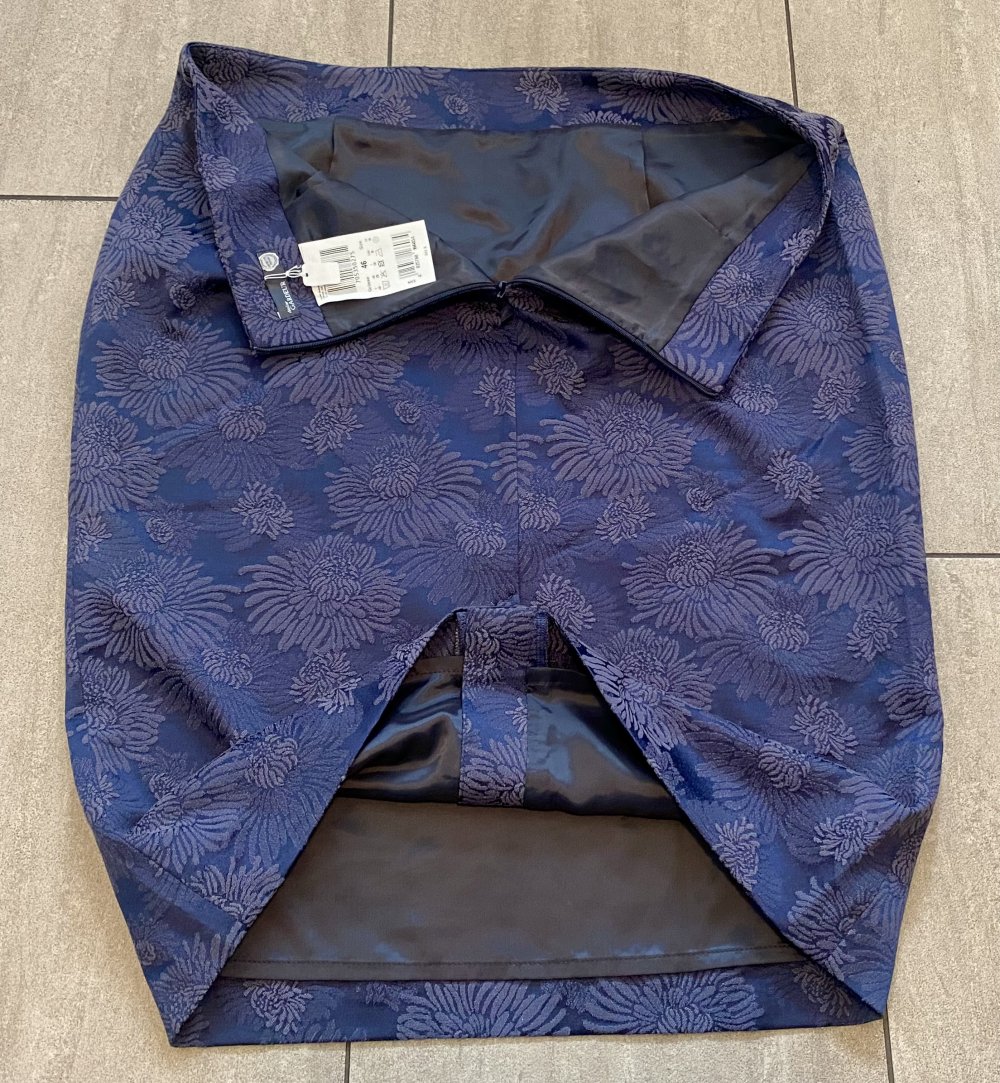 NEU Damen Rock Eleganter Jacquard-Rock Gr.46 in Blau von Atelier Gardeur