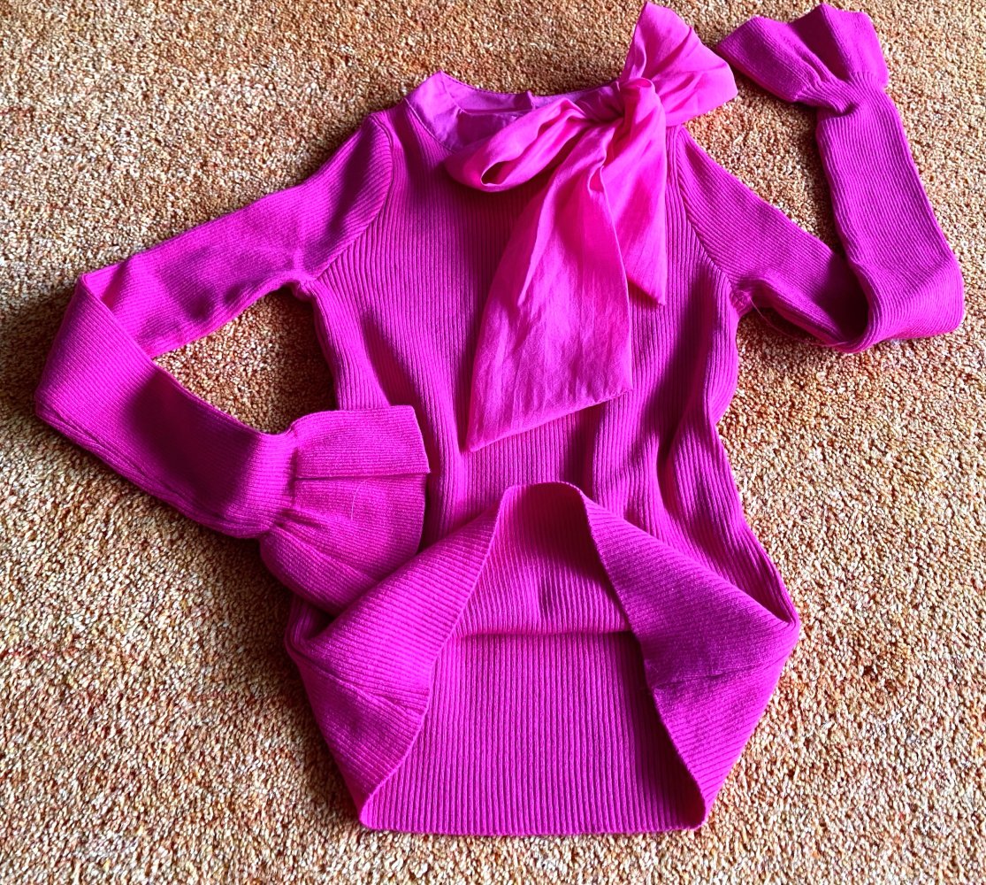 NEU Damen Feinstrick Pullover Gr.XS Pink von Yehwang 