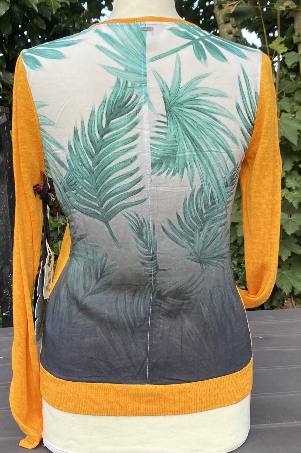 NEU Damen Shirt Sommer Cardigan Leinen Gr.S in Citrus von Khujo 