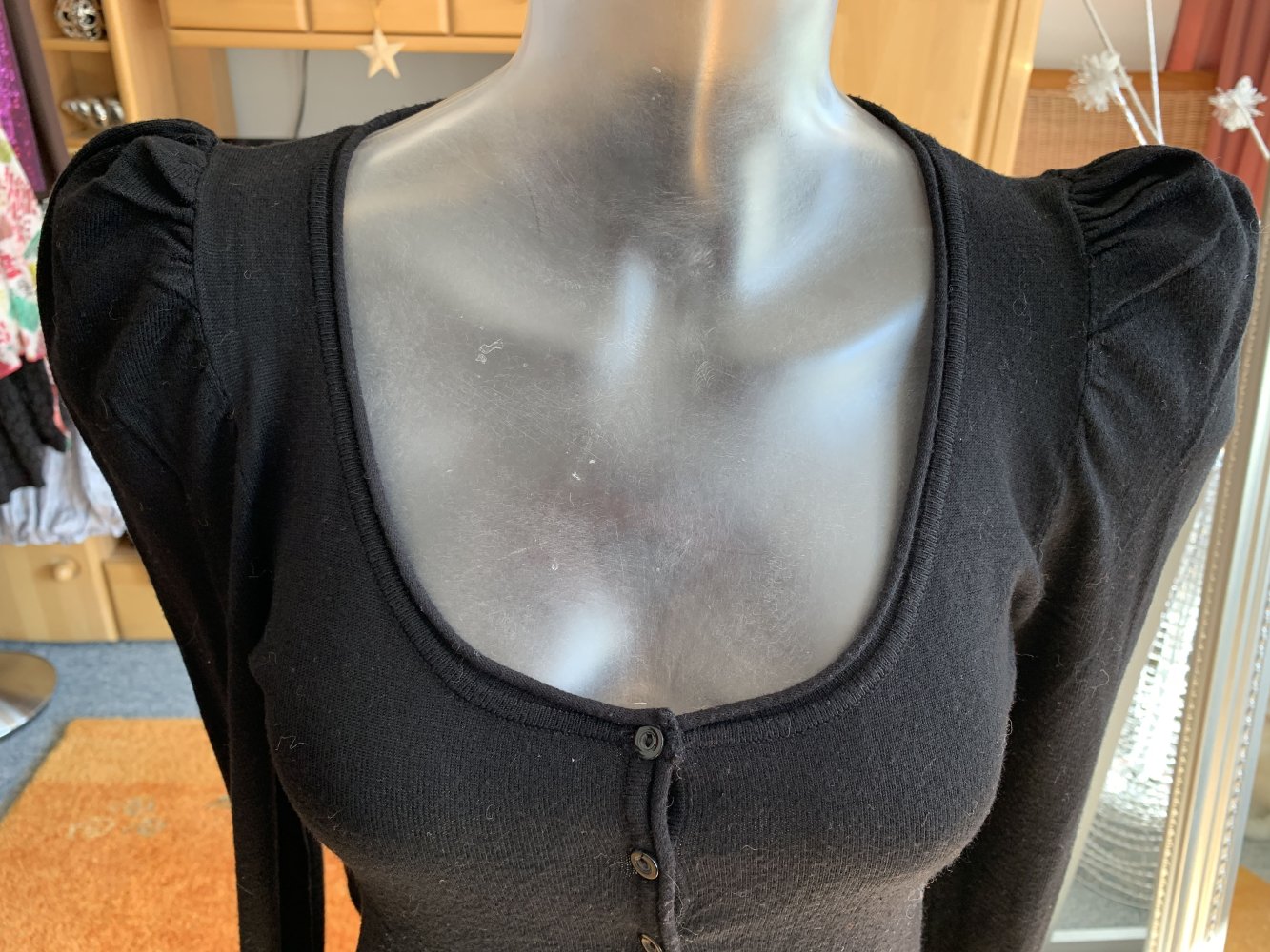 Damen Jacke Strick Gr.S in Schwarz von Promod NW 