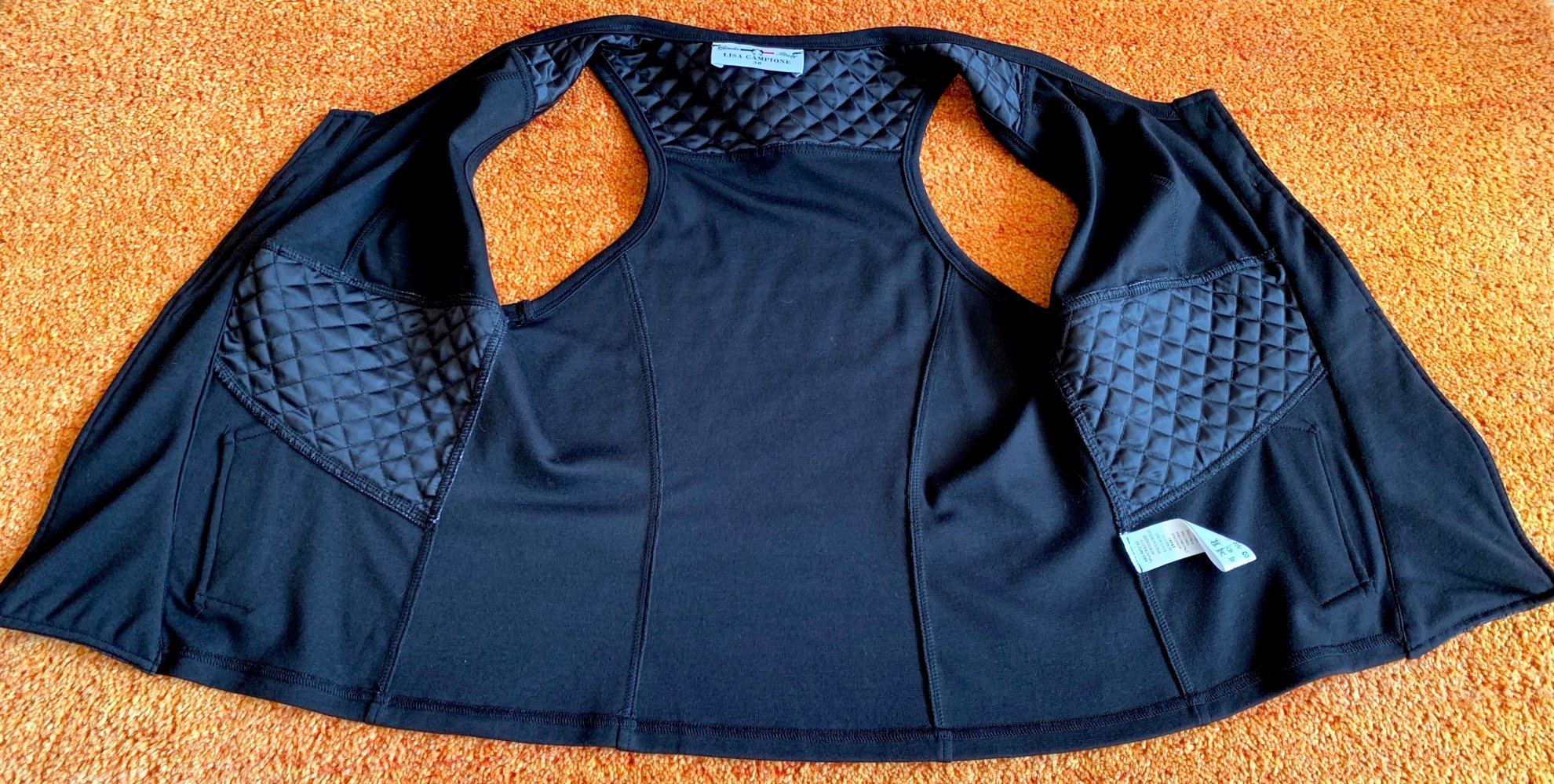 NEU Damen Weste Gesteppt Gr.38 in Schwarz von Lisa Campione