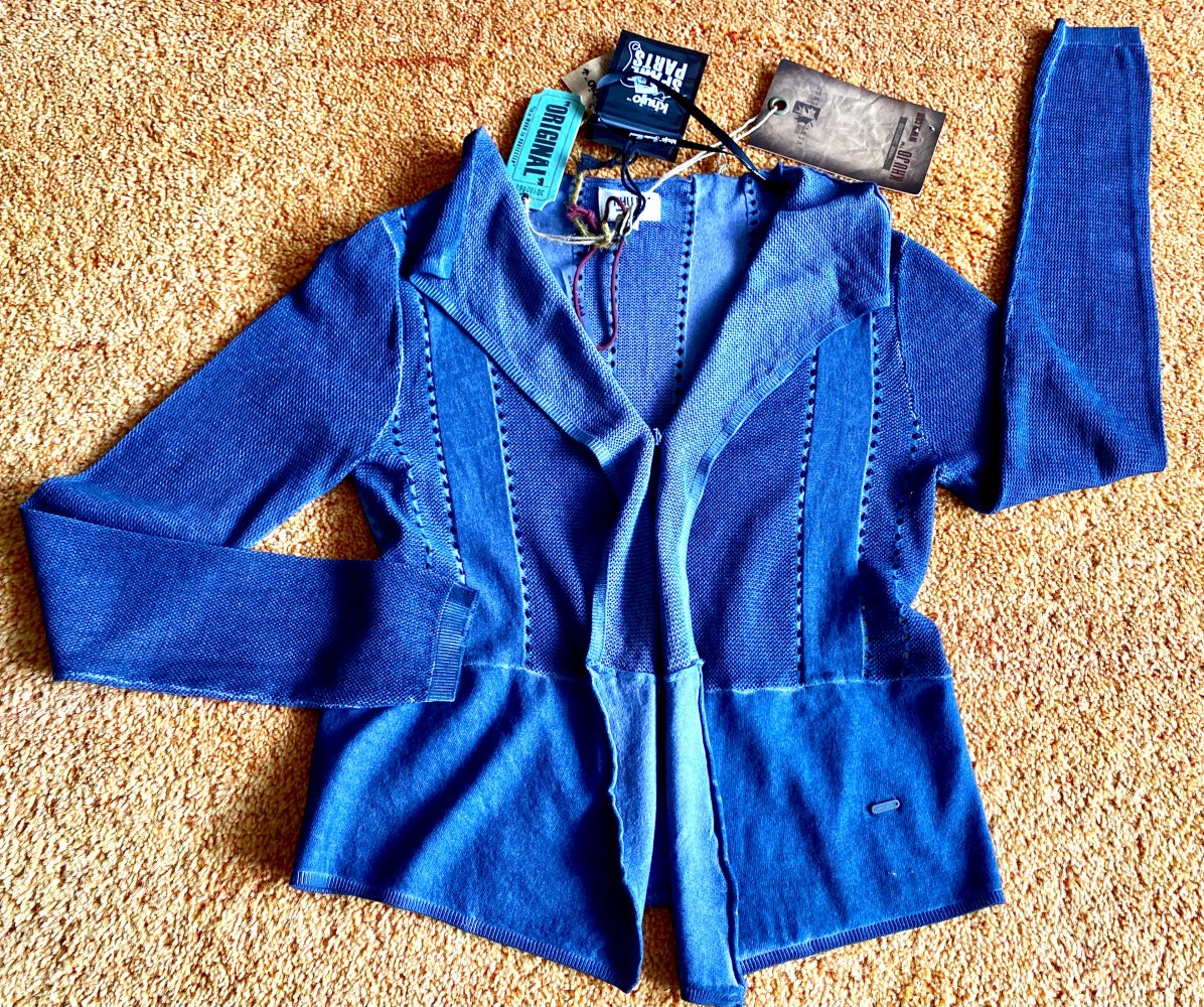 NEU Damen Jacke Bolero Feinstrick Gr.S (36) in Nachtblau von Khujo „Adria“
