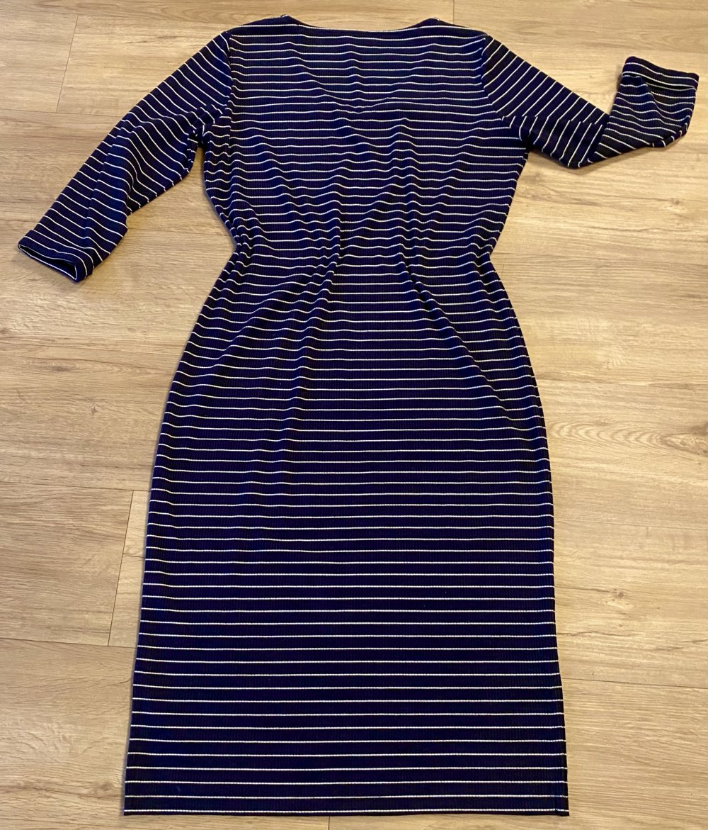 Damen Kleid ⚓ Gestreiftes Jersey Kleid Gr.40 von Yessica (C&A) 