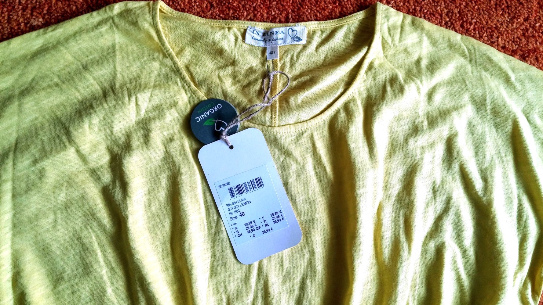 NEU Damen Shirt Gr.40 In Linea Farbe Lemon NP 29,99 €