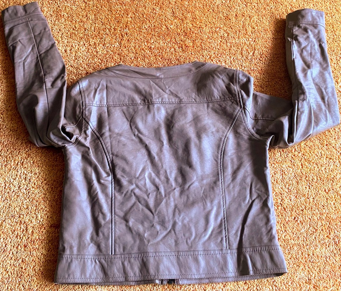 Damen Jacke Leder Imitat Gr.40 in Beige von Top Studio NW 