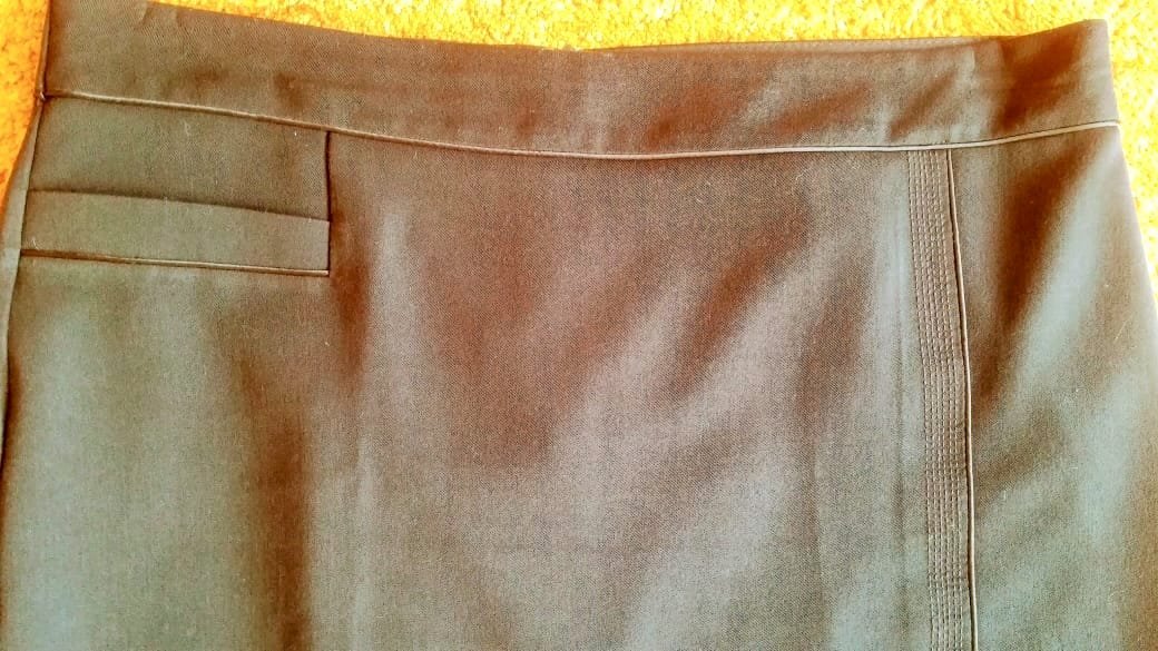 Damen Rock Business Elegant Klassisch Gr.50 in Braun 