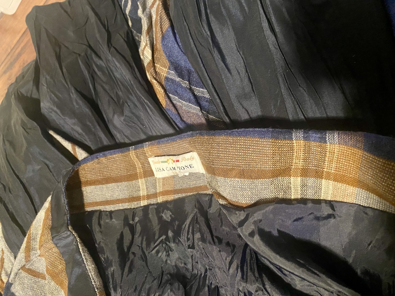 NEU Damen Rock Winterrock Gr.38 Patchwork/Karo Lisa Campione P.159,90€ 