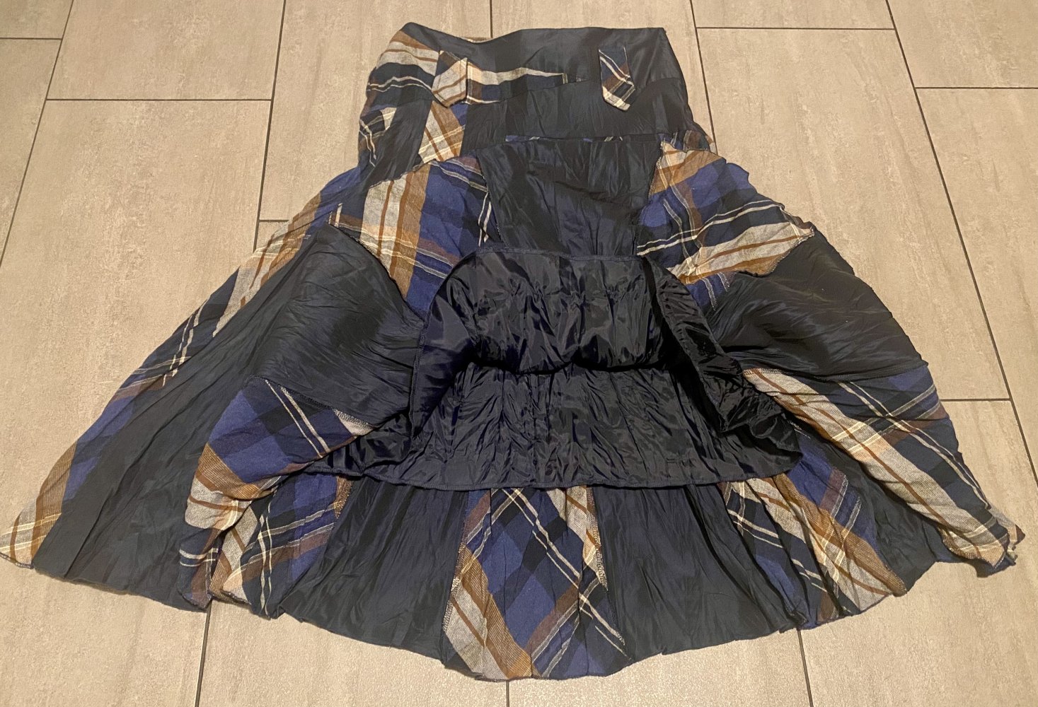 NEU Damen Rock Winterrock Gr.38 Patchwork/Karo Lisa Campione P.159,90€ 