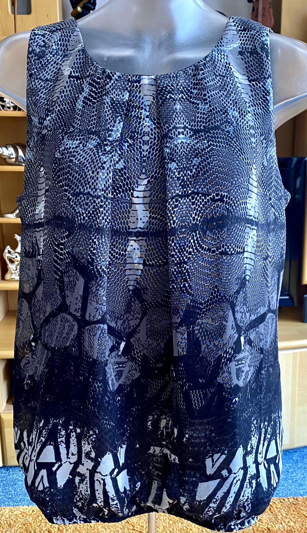 NEU Damen Bluse Sommer Ballonform Gr.M in Grau von Vero Moda 