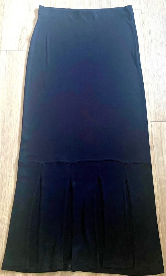 Damen Rock Maxi Jersey Schlupfrock Gr.38 in Schwarz von Fluide Paris NW