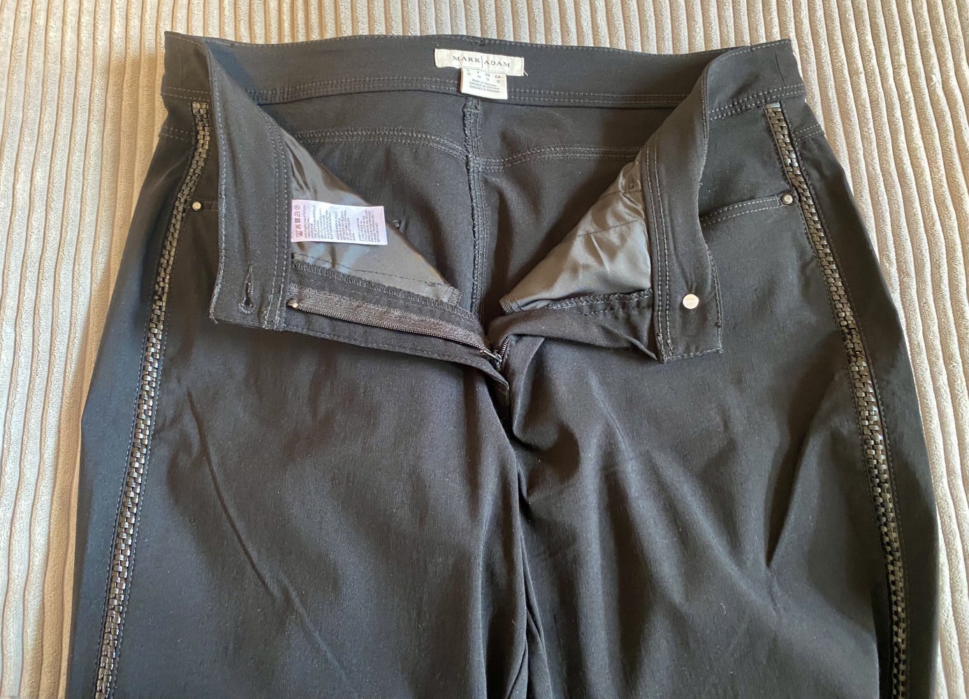 Daneben Hose Elegante Stretch Jeans Gr,42 in Schwarz von Mark Adam NW 