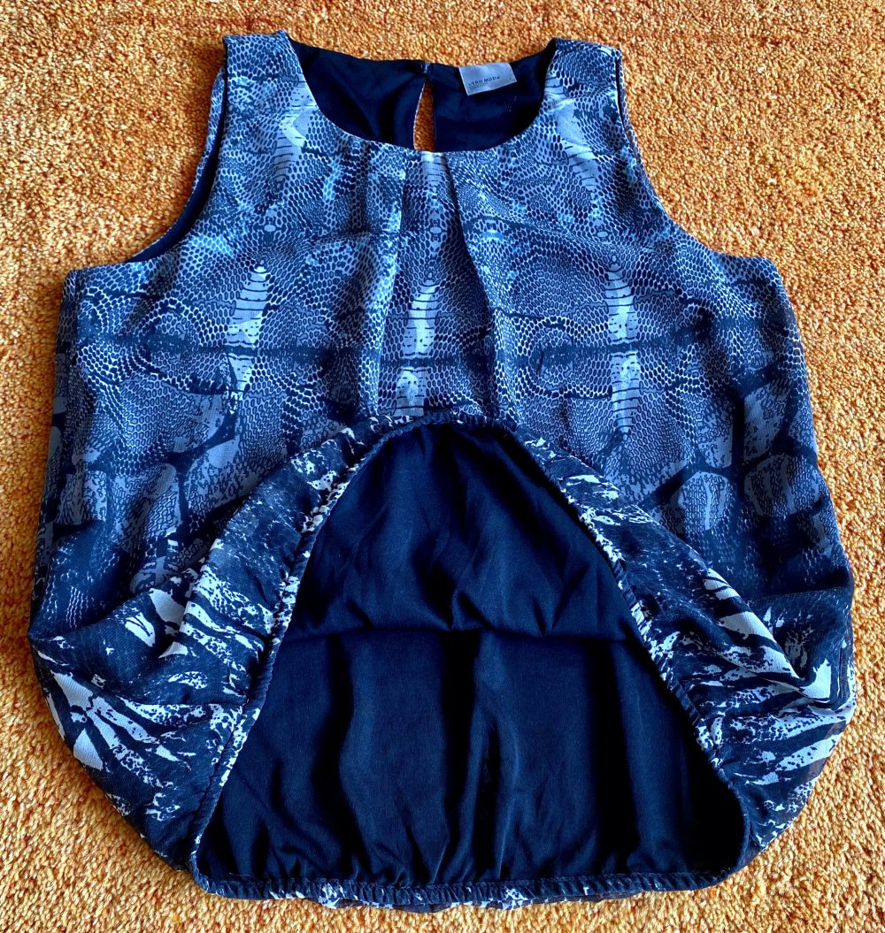 NEU Damen Bluse Sommer Ballonform Gr.M in Grau von Vero Moda 