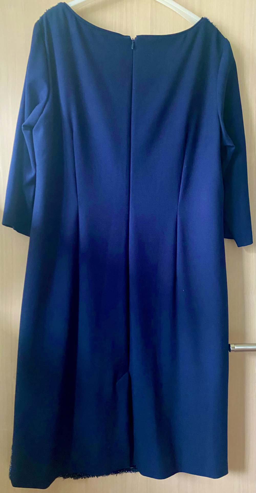 NEU Damen Abendkleid mit Glitzer von RIANI Gr.46 Marineblau/Silber P.299€