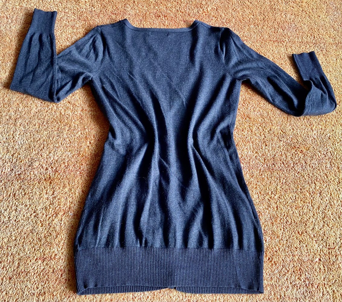 Damen Jacke Strickjacke figurbetont Gr.40 Dunkelbraun von Mix Your Style 