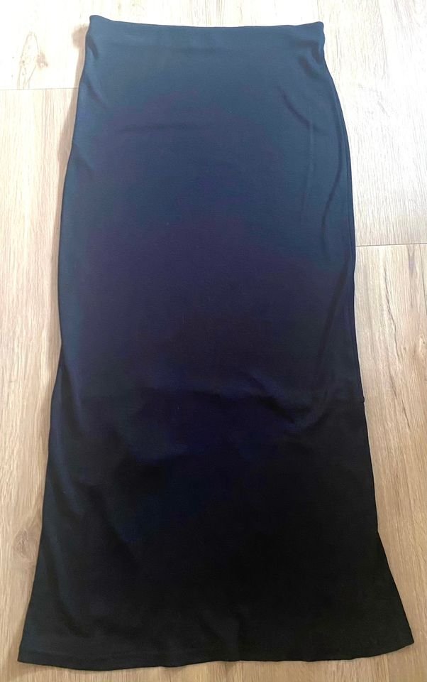 Damen Rock Maxi Jersey Schlupfrock Gr.38 in Schwarz von Fluide Paris NW