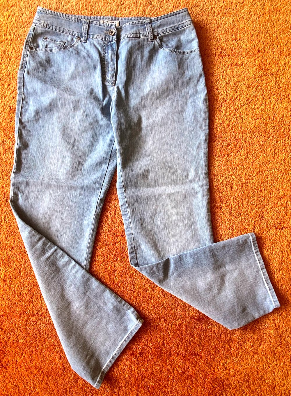 Damen Hose Stretch Jeans Gr.40 in Blau von Gerry Weber Danny 