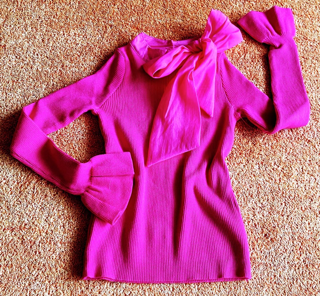 NEU Damen Feinstrick Pullover Gr.XS Pink von Yehwang 
